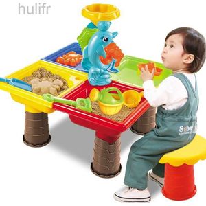 Sand Play Water Fun Kids Bath Beach Table Water Toy Spela med Sand Tool Toy Kids Fun Sand Tool Multiplayer Summer Water Fishing Play House Artikel D240429