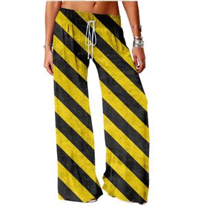 Spodnie damskie Capris Spring Stripe Spodnie Kobiety Letnie spodnie Stylowe swobodne luźne spodnie Strtwear Trendy Y2K Pants Miękkie ubrania Y240429