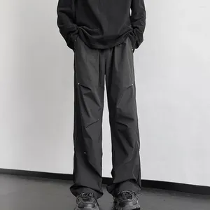 Calça masculina calça de moletom carga unissex elegante com decoração de rebite design de água larga e solta para o design de rua ou atividades ao ar livre homens
