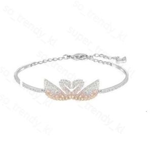 Projektant Swarovskis Biżuteria Kobieta Kobieta Swan Naszyjnik Gradient Crystal Diamond Znakomita moda Party Clavicle Sain Original Edition Akcesoria 755