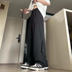 メンズパンツ韓国の服春春の夏薄いクイック乾燥ストレート汎用のルーズカジュアル