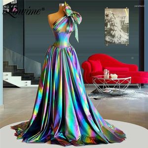 Parti Elbiseleri 2024 Varış Bir omuz Uzun Balo Bir Çizgi Özel Yapımı Arapça Akşam Elbise Kesme Tasarım Elbisesi Vestido Festa