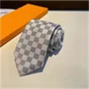 L99 Nuovi uomini lega la cravatta di seta di moda 100% designer cravatta jacquard classica cravatta fatta per uomo per uomini cravatte casuali e affari con scatola originale gl