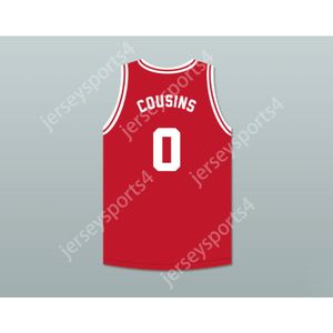 Custom Demarcus Cousins 0 Tijuana Piranhas Basketball Jersey Mexican Expansion Команда все сшитые размеры S M L XL XXL 3XL 4XL 5XL 6XL TOPE CASTION