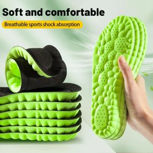 Accessories 4D Sport Insole Super Soft Shoes Sole Pads for Feet Shock Absorption Baskets Shoe Sole Arch Support Orthopedic Inserts