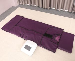 DHL 3 Zone far infrared sauna blanket heated body wrap machine for body shaping3177248