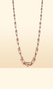 Memnon Jewelry 925 Sterling Silver Chain Necklace for Ushaped Graduated Link Necklace Rose Gold Color Whole73461782243794