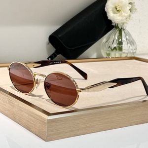 Óculos de sol para homens Mulheres Retro Eyewear 65Z Designers de moda viajam de estilo de praia Óculos de óculos anti-ultraviolet CR39 CR39 METAL OVAL METAL DE FORÇA simples Caixa aleatória