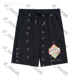 Casablanc Shorts Mutandine Pantaloni da coregne, lunghezza della strada in cinque pezzi Casa Blanca Casa Blanca Man Keee Beach Casa Blanca Top Shirts 2333