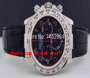 Fabriksleverantör Luxury Wristwatch 116519 svart urtavla rostfritt stål armband automatiska män män039s titta på klockor4865222