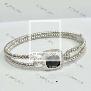 DY DESGENER David Jóias Top qualidade Bracelet Yurma Simples e elegante Popular Popular Twisted Rope Fashion Ring David Bracelet Punk Jewelry Band Fashion David 750