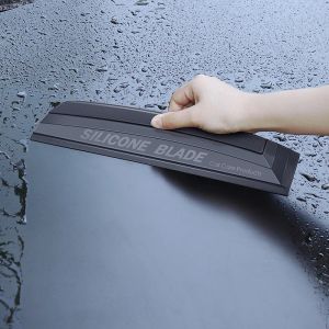 Icke-skrapa mjukt silikon Handy Squeegee Car Wrap Tools Water Window Wiper Torkning Blad Ren Skrapningsfilm Skrapatillbehör