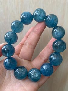 Strand Natural através do Devil Blue Star Aquamarine Bracelet Gem One Thing Picture Gift Homens e mulheres