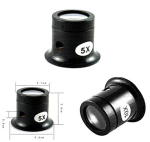 Strumenti di riparazione kit Strumento di ingrandimento dell'orologio 10x5x Monocular lente in vetro Lence Len Kit6369083