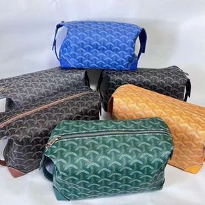 Tasarımcı makyaj torbası tuvalet çantası lüks erkek cüzdan tasarımcı çanta moda deri cüzdan saklama çantası