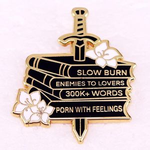 books movie film quotes badge Cute Anime Movies Games Hard Enamel Pins Collect Cartoon Brooch Backpack Hat Bag Collar Lapel Badges S100080062