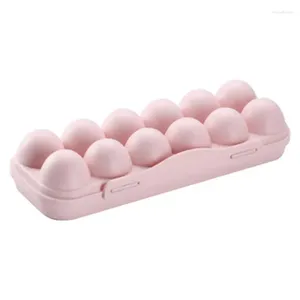 Bottiglie di stoccaggio Egg Cartone Food Protected Effettivo Salva Spazio Organizzatore Fridge Organizzatore Portable Homehold Strumenti
