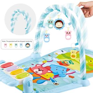 Baby Toys Pedal Piano Toy Music Fitness Rack Born Fitness Sprzęt Gra Mat Time Aktywność Gymnastics Mat 0-1 lat 240429