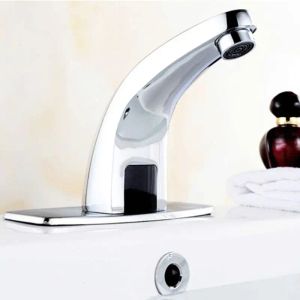 Set 1 Set Infrared Sensor Faucet Automatic Touchless Sensor Faucets Inductive Water Tap Kitchen Bathroom Deck Mounted Taps J07 22