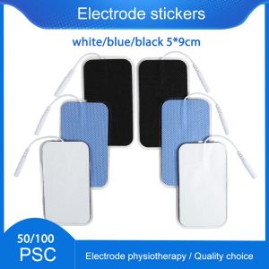 Products 5*9cm Electrode Pads 2mm Plug TENS Ems Nerve Muscle Stimulator Acupuncture Physiotherapy Machine Gel Electrode Patch