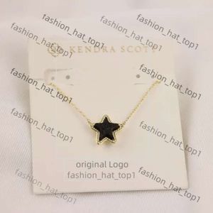 Kendrascott Necklace Jewelry Designer för Woman Kendras Scotts Luxury Moissanite Necklace Sequin Star Necklace Fashionable and Stylish Simple Style Persona 925