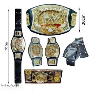 Championship Belt Quality Wrestler Championship Belt Action Characters Figure Toys Occupation Wrestling Belt Gladiators Model Fans Child Gift Characters 862