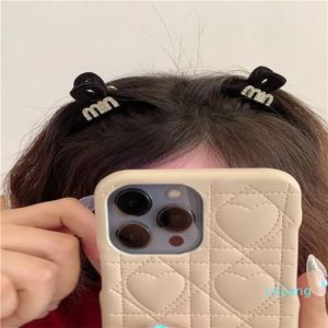 Accessori per capelli per copricapi Designer Autunno e inverno Principessa testa piccola clip clip nero Accessori per capelli di squalo per capelli neri femminile femmina