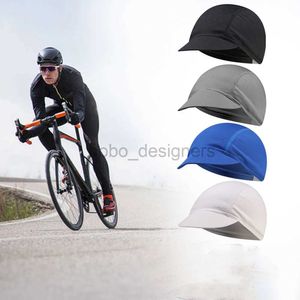 Berretto/teschio tappi per cranio dossido da estate da estate asciugatura rapida in bicicletta traspirante per biciclette traspirante sport portatile sport elastico a maglia tessuto Cappello D240429