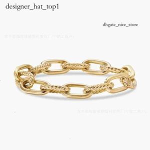 Dy High End Desginer David Yurma Bracelets Simples e elegante Popular Twoen Twisted Ring Ring David Yurma Jóias de alta qualidade Fashion Luxury Wedding Gift 4323