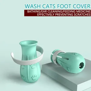 Costumi di gatto Claw Protector comoda antispruzzo e morso Silicone PET FORNITÀ COPERCHI