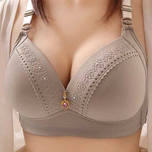 Bras nova xícara BC Sexy Grande tamanho feminino Bra de capa completa Copa da mãe ajustável Push up