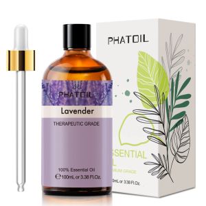 Olio 100 ml Lavender Jasmine Vanilla Olio per dormire rilassando umidificatori aromaterapia Diffusori Oli essenziali per le candele.