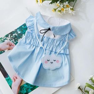 Dog Apparel Daisy Skirt Pet Clothes Cute Fashion Dress Clothing Dogs Super Small Costume Cotton Chihuahua Summer Yollow Girl Mascotas