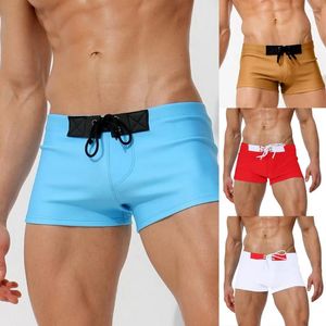 Shorts Shorts Fashion Men Trunks traspiranti pantaloni solidi da bagno dissolvenza da uomo