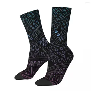 Men's Socks Synthesizer For Dj And Electronic Musician Sweat Absorbing Stockings All Season Long Man Woman Birthday Present