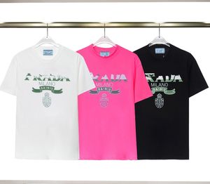 Men's T Shirts Gradient Letter logo Embroidery Round Neck Outdoor Fashion Wear