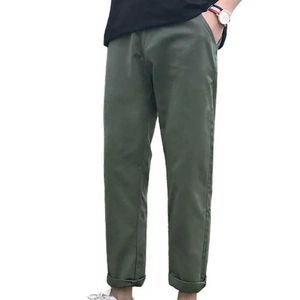 Calça masculina de tamanho grande masculino casual estilo solto de poliéster respirável calça elástica de fibra elástica correndo de esportes de esportes de rua ao ar livre Q240429