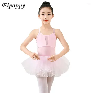 Scene Wear Children's Practice Clothes Summer Sling Geting Pettiskirt Etnic Gymnastics Girls 'Ballet Performance Dance