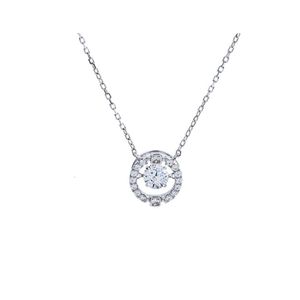 Swarovski Necklaces Pendant Necklaces Pendant Sterling Silver Necklace Korean Dancing And Dynamic Pendant Fashionable And Beating Heart Necklace For Women