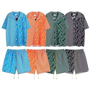 Rhude T-shirt Designer Tee Luxury Fashion Mens TShirts New Fun Pattern And Womens Casual Shirt Short Sleeved Beach Pants Summer Trend