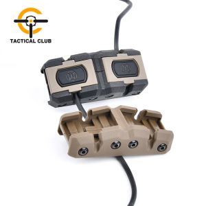 ライトWadsn Tactical Modbutton PEQ DBAL武器懐中電灯圧力パッドスイッチマウントピカティニーレールエアソフトアクセサリーハンドガンライト