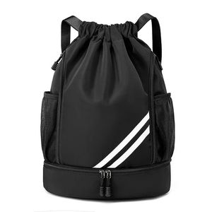 Sport Gymbag Bag Rucksack Frauen, die große Fußballbasketball Big Fitness Shoes School Bolsas weibliche Wochenendreise -Rucksäcke 240416 campen