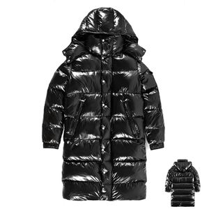 Designer Men Long Down Jackets marca francese Giacca invernale con cappuccio con cappuccio ricamato da uomo a bracciale maschile sottili e leggeri