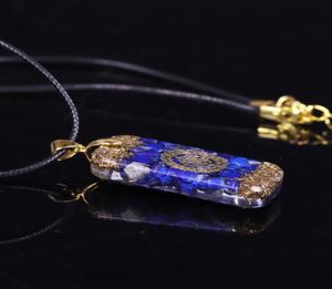 Orgonite Energy Pendant Natural Lapis Lazuli Reiki Energy Necklace Mysterious Harts Chakra Stone Growth Business Amulet 2009292300368