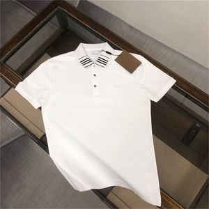 Camisetas de verão para homens tops letra de letra de impressão camiseta masculina roupas de mangas com mangas do tamanho de polos impresso com mangas curtas Double Cotton B8