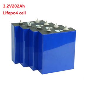 3.2V 200AH PRISMATIC LIFEPO4 CELL A GRADE SOLAR LFP BATTERY DEEP CYCLE CHARGEABLE LISHEN 202AH LITIUM Battericeller för ESS RV