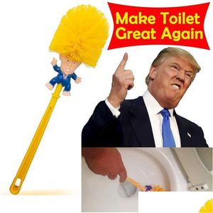 トイレブラシホルダードナルドトランプブラシペーパーバンドル面白い政治的ギャグノベル