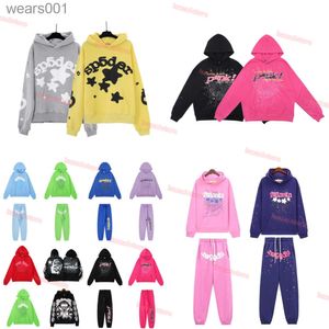 Mens Hoodies Sweatshirts Young Thug Angel Woman Fashion 555555 Letters Casual Web Hoodie Puff Print Pullovers TP21