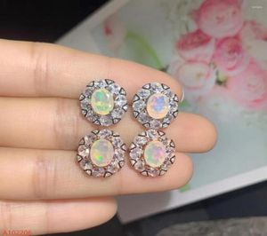 Orecchini per borchie Gioielli di alta qualità Gemme naturali 925 Sterling Silver Fested Opal Women39s Gift Girl Girl Girl Marry3345285