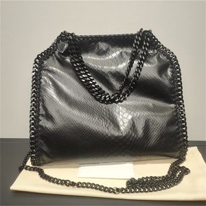 Falabella tasarımcı çanta omuz çantası stella mccartney lüks çanta kaplama altın zincir düzgün gerçek deri moda crossbody çanta büyük kapasiteli alışveriş te014 c4